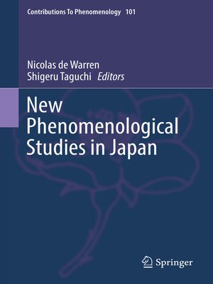 cover image of New Phenomenological Studies in Japan
